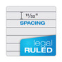 TOPS Prism + Colored Writing Pads, Wide/Legal Rule, 50 Assorted Pastel-Color 8.5 x 11.75 Sheets, 6/Pack View Product Image