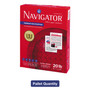 Navigator Premium Multipurpose Copy Paper, 97 Bright, 20lb Bond Weight, 8.5 x 11, White, 500/Ream, 10 Reams/Carton, 40 Cartons/Pallet (SNANMP1120PLT) View Product Image