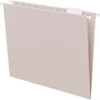 Smead Colored Hanging File Folders with 1/5 Cut Tabs, Letter Size, 1/5-Cut Tabs, Gray, 25/Box View Product Image