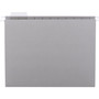 Smead Colored Hanging File Folders with 1/5 Cut Tabs, Letter Size, 1/5-Cut Tabs, Gray, 25/Box View Product Image