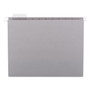 Smead Colored Hanging File Folders with 1/5 Cut Tabs, Letter Size, 1/5-Cut Tabs, Gray, 25/Box View Product Image