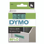 DYMO D1 High-Performance Polyester Removable Label Tape, 0.5" x 23 ft, Black on Green View Product Image