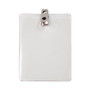 Advantus ID Badge Holders with Clip, Vertical, Clear 3.38" x 4.25" Holder, 3.13" x 3.75" Insert, 50/Pack View Product Image