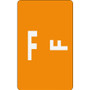 Smead AlphaZ Color-Coded Second Letter Alphabetical Labels, F, 1 x 1.63, Orange, 10/Sheet, 10 Sheets/Pack View Product Image