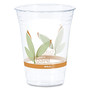 Dart Bare Eco-Forward RPET Cold Cups, ProPlanet Seal, 16 oz to 18 oz, Leaf Design, Clear, 50/Pack, 20 Packs/Carton (DCCRTP16DBARECT) View Product Image