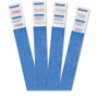 Advantus Tyvek Wristbands - 3/4" Width x 9 3/4" Length - Rectangle - Blue - Tyvek - Adhesive Closure Product Image 