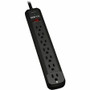 Tripp Lite series 7-Outlet Surge Suppressor - 7 x NEMA 5-15R - 1800 VA - 1080 J - 120 V AC Input - 120 V AC Output Product Image 