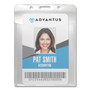 Advantus PVC-Free Badge Holders, Vertical, Clear 3.5" x 5.13" Holder, 3.13" x 4.5" Insert, 50/Pack (AVT75604) View Product Image