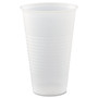 Dart High-Impact Polystyrene Cold Cups, 16 oz, Plastic, Translucent, 50/Sleeve, 20 Sleeves/Carton View Product Image