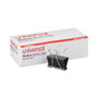 Universal Binder Clips, Medium, Black/Silver, 12/Box (UNV10210) View Product Image