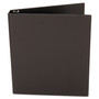 Universal Deluxe Non-View D-Ring Binder with Label Holder, 3 Rings, 1" Capacity, 11 x 8.5, Black View Product Image