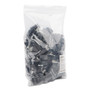 Universal Binder Clip Zip-Seal Bag Value Pack, Small, Black/Silver, 144/Pack View Product Image