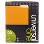 Universal Deluxe Colored Top Tab File Folders, 1/3-Cut Tabs: Assorted, Letter Size, Orange/Light Orange, 100/Box View Product Image