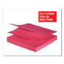 Universal Fan-Folded Self-Stick Pop-Up Note Pads, 3" x 3", Assorted Neon Colors, 100 Sheets/Pad, 12 Pads/Pack View Product Image