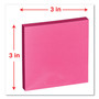 Universal Fan-Folded Self-Stick Pop-Up Note Pads, 3" x 3", Assorted Neon Colors, 100 Sheets/Pad, 12 Pads/Pack View Product Image