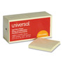 Universal Self-Stick Note Pads, 3" x 3", Yellow, 100 Sheets/Pad, 12 Pads/Pack (UNV35668) View Product Image