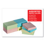 Universal Self-Stick Note Pads, 1.5" x 2", Assorted Pastel Colors, 100 Sheets/Pad, 12 Pads/Pack (UNV35663) View Product Image