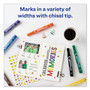 Avery MARKS A LOT Large Desk-Style Permanent Marker, Broad Chisel Tip, Assorted Colors, 12/Set (24800) View Product Image