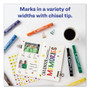 Avery MARKS A LOT Large Desk-Style Permanent Marker, Broad Chisel Tip, Assorted Colors, 12/Set (24800) View Product Image
