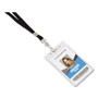 Advantus Deluxe Lanyard, Metal J-Hook Fastener, 36" Long, Black (AVT97126) View Product Image