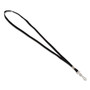 Advantus Deluxe Lanyard, Metal J-Hook Fastener, 36" Long, Black View Product Image