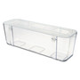 deflecto Stackable Caddy Organizer, Large, Plastic, 13.24 x 4 x 4.38, White View Product Image
