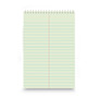 Universal Steno Pads, Gregg Rule, Red Cover, 80 Green-Tint 6 x 9 Sheets (UNV86920) View Product Image