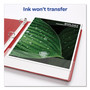 Avery Durable Non-View Binder with DuraHinge and Slant Rings, 3 Rings, 1.5" Capacity, 11 x 8.5, Red View Product Image