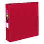 Avery Durable Non-View Binder with DuraHinge and Slant Rings, 3 Rings, 2" Capacity, 11 x 8.5, Red View Product Image