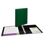 Avery Durable Non-View Binder with DuraHinge and Slant Rings, 3 Rings, 1" Capacity, 11 x 8.5, Green (AVE27253) View Product Image