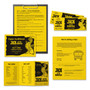 Astrobrights Color Paper, 24 lb Bond Weight, 8.5 x 11, Solar Yellow, 500/Ream (WAU22531) View Product Image