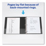 Avery Durable Non-View Binder with DuraHinge and Slant Rings, 3 Rings, 1.5" Capacity, 11 x 8.5, Black (AVE27350) View Product Image