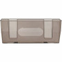 Deflecto Magnetic DocuPocket - 1 Compartment(s) - 6.37" Height x 15" Width x 3" Depth - Smoke - Plastic Product Image 