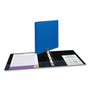 Avery Durable Non-View Binder with DuraHinge and Slant Rings, 3 Rings, 1.5" Capacity, 11 x 8.5, Blue (AVE27351) View Product Image