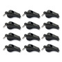 Champion Sports Sports Whistle, Medium Weight, Plastic, Black, Dozen View Product Image