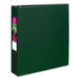 Avery Durable Non-View Binder with DuraHinge and Slant Rings, 3 Rings, 2" Capacity, 11 x 8.5, Green (AVE27553) View Product Image