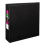 Avery Durable Non-View Binder with DuraHinge and Slant Rings, 3 Rings, 3" Capacity, 11 x 8.5, Black View Product Image