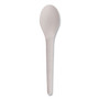 Eco-Products Plantware Compostable Cutlery, Spoon, Plastic, Pearl White, 50/Pack, 20 Pack/Carton View Product Image