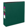 Avery Durable Non-View Binder with DuraHinge and Slant Rings, 3 Rings, 3" Capacity, 11 x 8.5, Green View Product Image