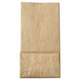 General Grocery Paper Bags, 52 lb Capacity, #2, 4.06" x 2.68" x 8.12", Kraft, 250 Bags/Bundle, 2 Bundles (BAGGX2500) View Product Image