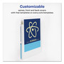 Avery Mini Size Durable View Binder with Round Rings, 3 Rings, 0.5" Capacity, 8.5 x 5.5, White View Product Image