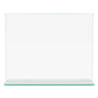 deflecto Superior Image Premium Green Edge Sign Holders, 11 x 8.5 Insert, Clear/Green (DEF5991890) View Product Image