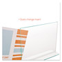 deflecto Superior Image Premium Green Edge Sign Holders, 11 x 8.5 Insert, Clear/Green View Product Image