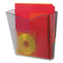 deflecto Euro-Style DocuPocket Portrait Wall File, A4/Legal/Letter/Magazines/Portfolio Size, 10.25" x 4" x 10", Smoke View Product Image