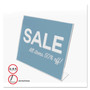 deflecto Classic Image Slanted Sign Holder, Landscaped, 11 x 8.5 Insert, Clear (DEF66701) View Product Image