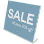 deflecto Classic Image Slanted Sign Holder, Landscaped, 11 x 8.5 Insert, Clear (DEF66701) View Product Image