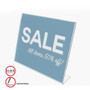 deflecto Classic Image Slanted Sign Holder, Landscaped, 11 x 8.5 Insert, Clear (DEF66701) View Product Image