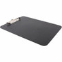 Mobile OPS Recycled Unbreakable Clipboard BLACK (61624) - 9" x 12" Sheet Size - Clamp - Heavy Duty - Polypropylene - Black Product Image 