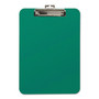 Mobile OPS Unbreakable Recycled Clipboard, 0.25" Clip Capacity, Holds 8.5 x 11 Sheets, Green (BAU61626) View Product Image