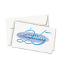 Avery Half-Fold Greeting Cards with Envelopes, Inkjet, 65 lb, 5.5 x 8.5, Textured Uncoated White, 1 Card/Sheet, 30 Sheets/Box (AVE3378) View Product Image